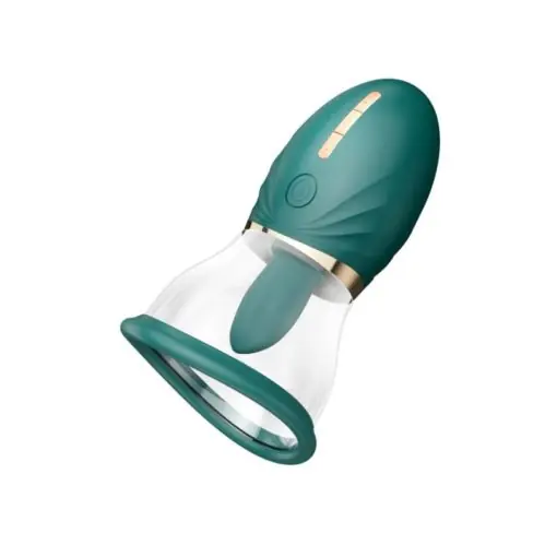 Time-Limited LuvPump Magic Tongue Powerful Pussy Pump Green