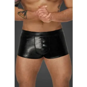 Direct From Factory Noir Handmade Snake Wetlook Mens Fetish Wear Short Shorts