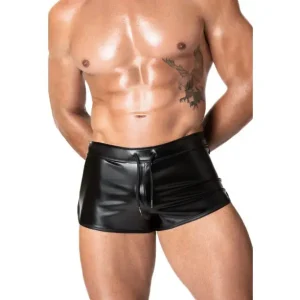 Certified Noir Handmade Frenzy Sexy Tight Fitting Mens Shorts