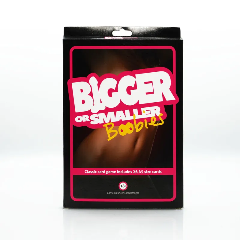 Creative Conceptions Bigger Or Smaller Boobs Adult Card Game Fan Favorite