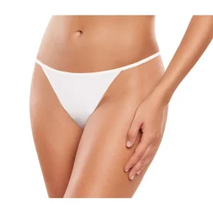 Axami Lingerie Classic G-String Panty White Certified
