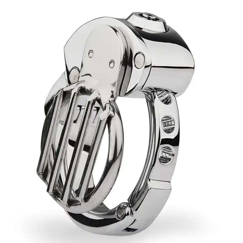 Cheap BDStyle Plate Cage Male Chastity Device With Adjustable Ring