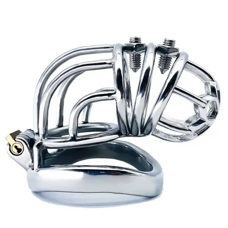 BDStyle Rivet Screw Bent Male Cock Cage Trending