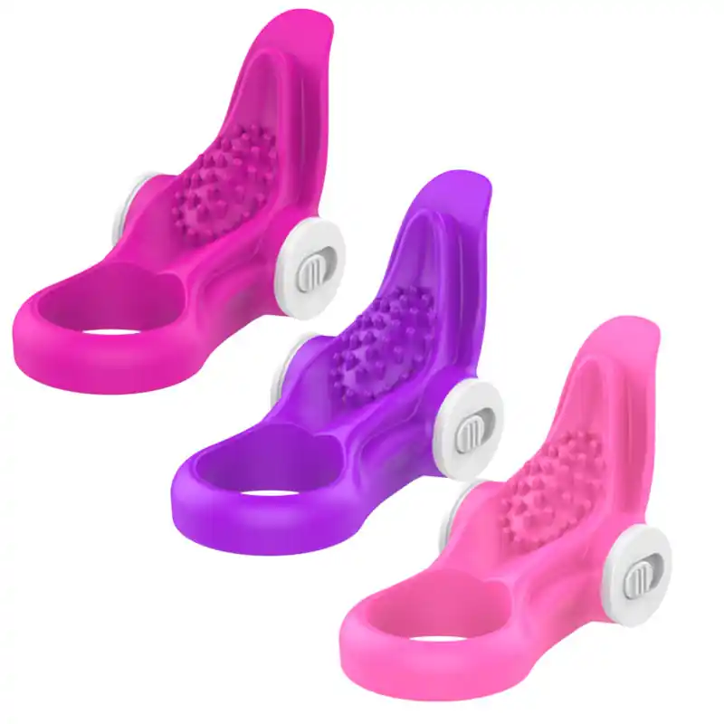 Certified BDStyle Tongue Shaped Multi Functions Mens Vibrating Cock Ring