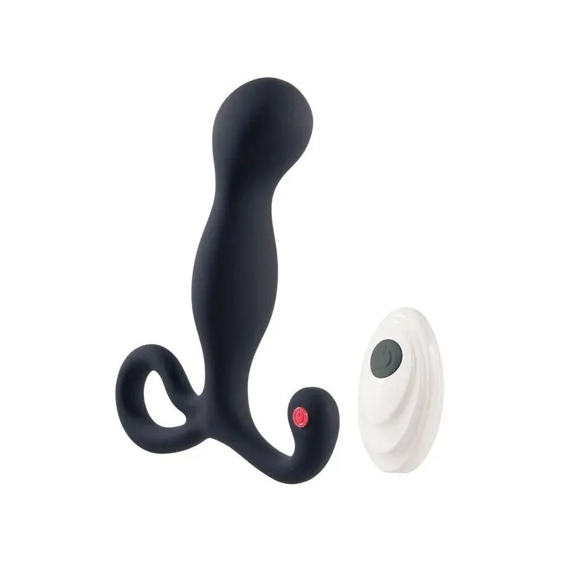 Deep Romance Remote Controlled Silicone Prostate Stimulator Black Wholesale