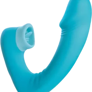 Best Seller Zeta Dual Motor USB Rechargeable Wearable Clitoral Vibrator Blue