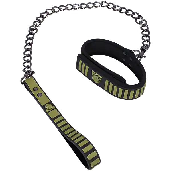 Doc Johnson Fort Troff Tactical Bondage Collar & Leash Buy Online