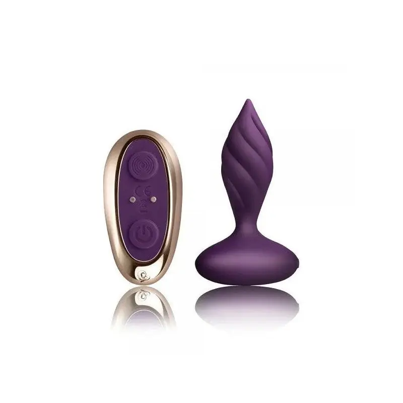 Bargain Rocks Off Petite Sensations Desire Remote Control Butt Plug Purple