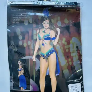 Dreamgirl Mardi Gras 5 Piece Adult Womens Costume Queen Special Discount