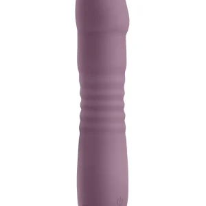 Clearance NS Novelties Lust-n-Dreams Poise Vibrating Dildo Mauve