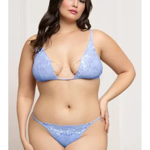 Seven 'til Midnight Two Piece Bra Set Periwinkle OSX Special Offer