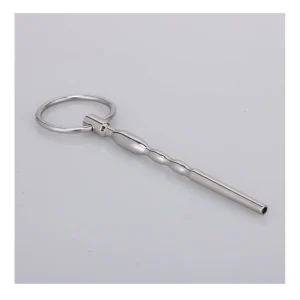 Clearance Love In Leather Urethral Plug With Ring