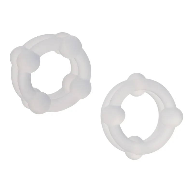 CalExotics Alpha Liquid Silicone Double Stacker Cock Ring Limited Offer