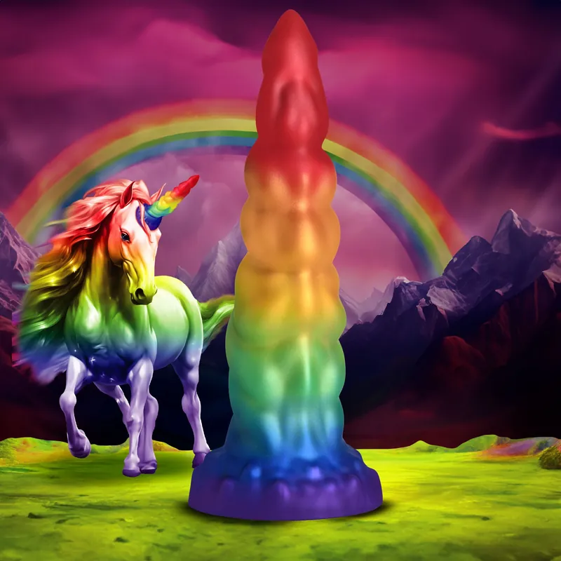 Authentic Creature Cocks Magic Rider Unicorn Silicone Dildo