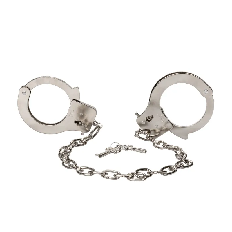 California Exotics BDSM Play Chrome Hand Cuffs Discount