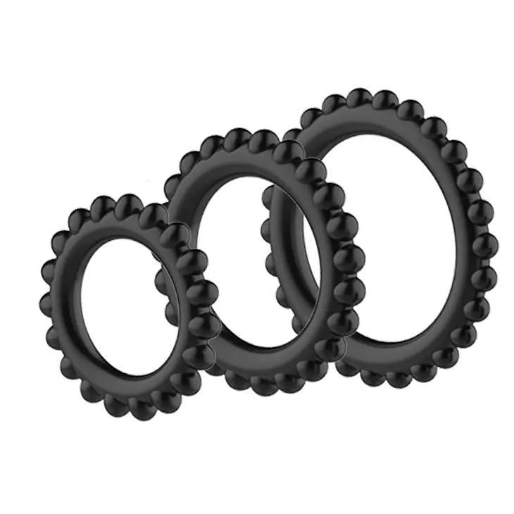 Baile Pretty Love TITAN TPUR 3 in One Silicone Cock Ring Set Holiday Sale