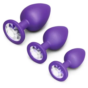 b-Vibe Jewel Butties 3 Piece Anal Training Set Weekend Sale
