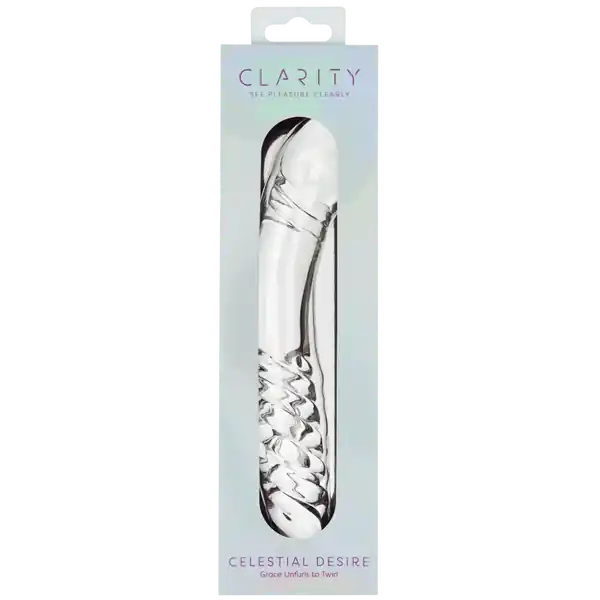 Creative Conceptions Celestial Desire Glass Dildo Hassle-Free Returns