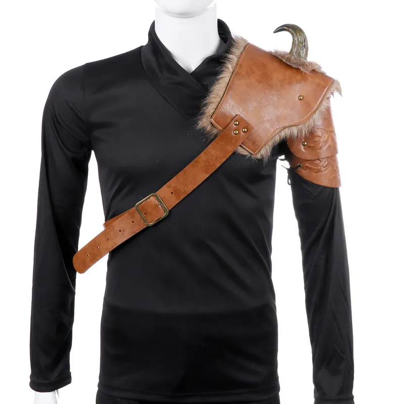 BDStyle Mens Horned Shoulder Armor Fetish Wear Cheap