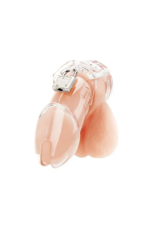 Fan Favorite BlueLine-AcrylicSeeThruChastityCage