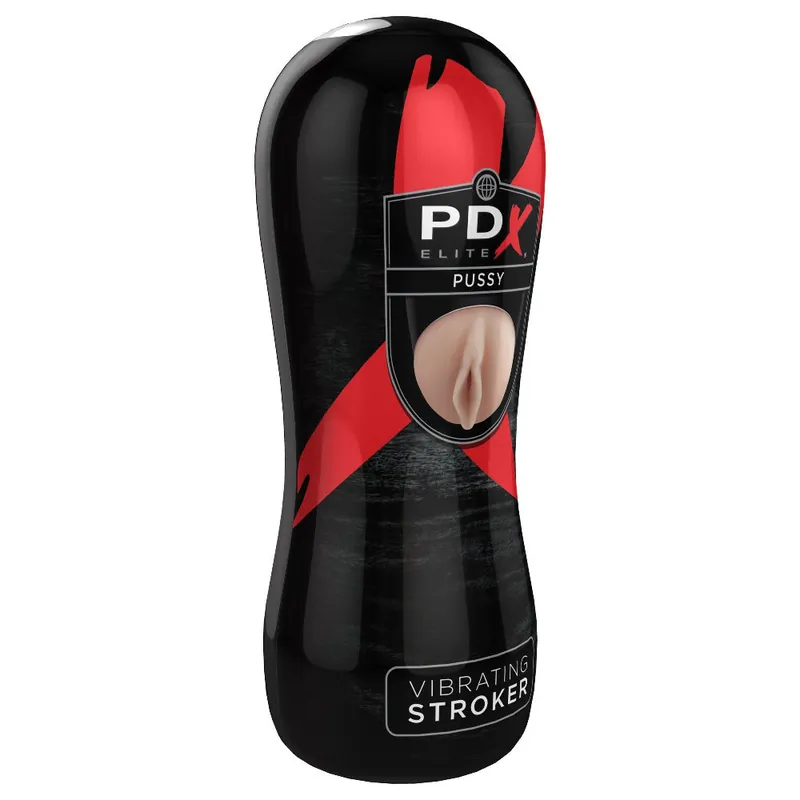 PDX Elite Vibrating Pussy Stroker Mega Sale