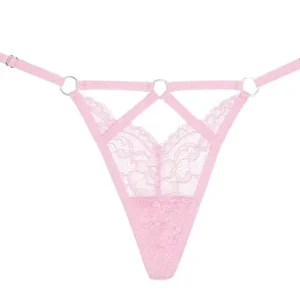 Do Not Disturb Lace Thong - Pink O/S Best Price