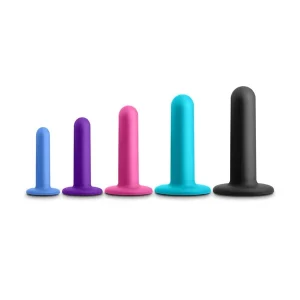 Clearance Colours 5 Piece Wearable Premium Silicone Dilator Set