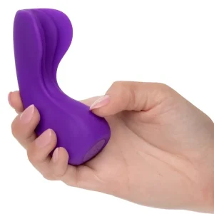 Cascade Wave Purple Silicone Rechargeable Clitoral Massager Professional Grade