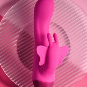 Butterfly Love Rechargeable Pink G-Spot Rabbit Vibrator Bargain