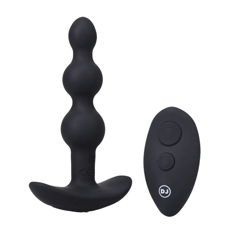 Cheap Doc Johnson A-play Beaded Vibe Anal Plug With Remote