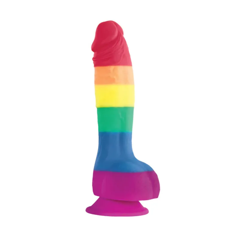 Colours Pride Edition 8 inch Dong w/Suction Cup Price Cut