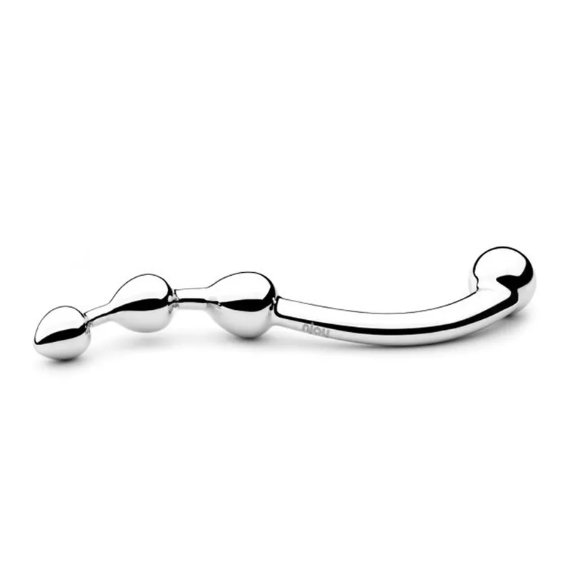 Best Choice Njoy Fun Wand Stainless Steel P-Spot Stimulator Anal Beaded