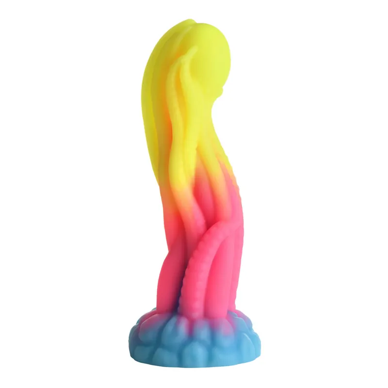 Creature Cocks Glow Glow In The Dark Silicone Tenta Dildo New Release