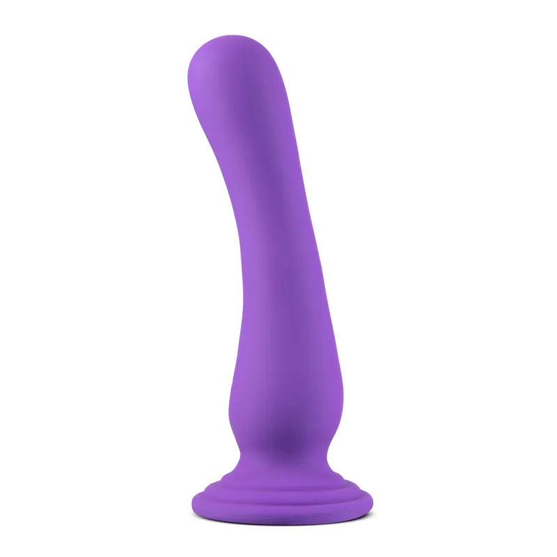 Blush Impressions Ibiza Curved G-Spot Plum 7.75-Inch Vibrating Dildo Bargain