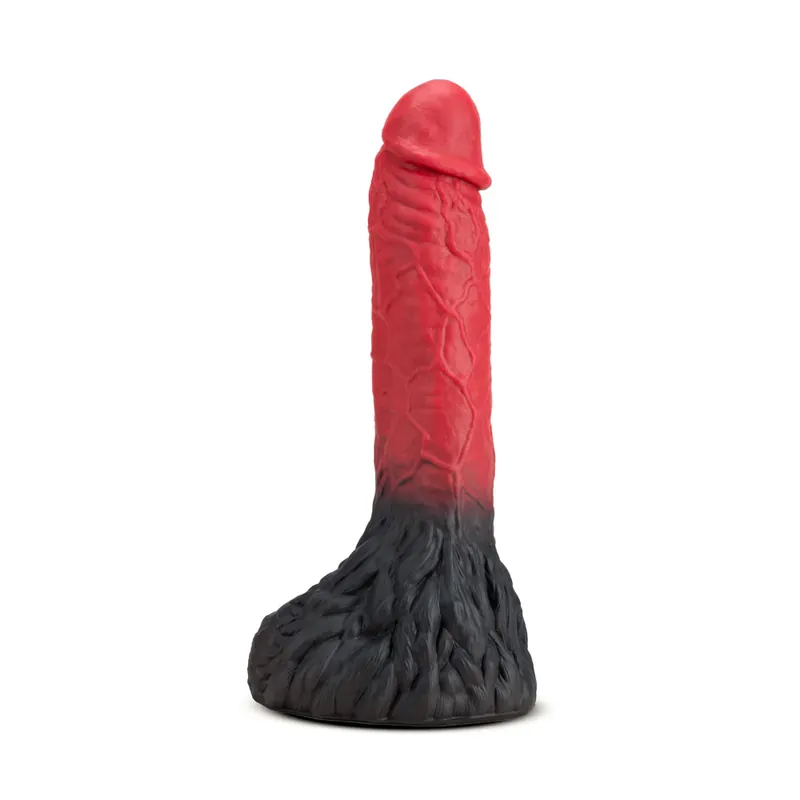 Blush The Realm Lycan Red 10.5-Inch Long Dildo With Lock On Base Factory Price