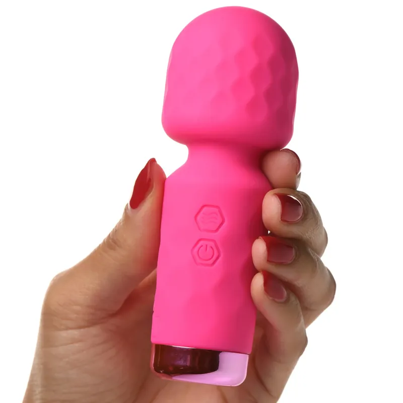 Bang! 10X Mini Silicone Wand Clitoral Vibrator Place Order