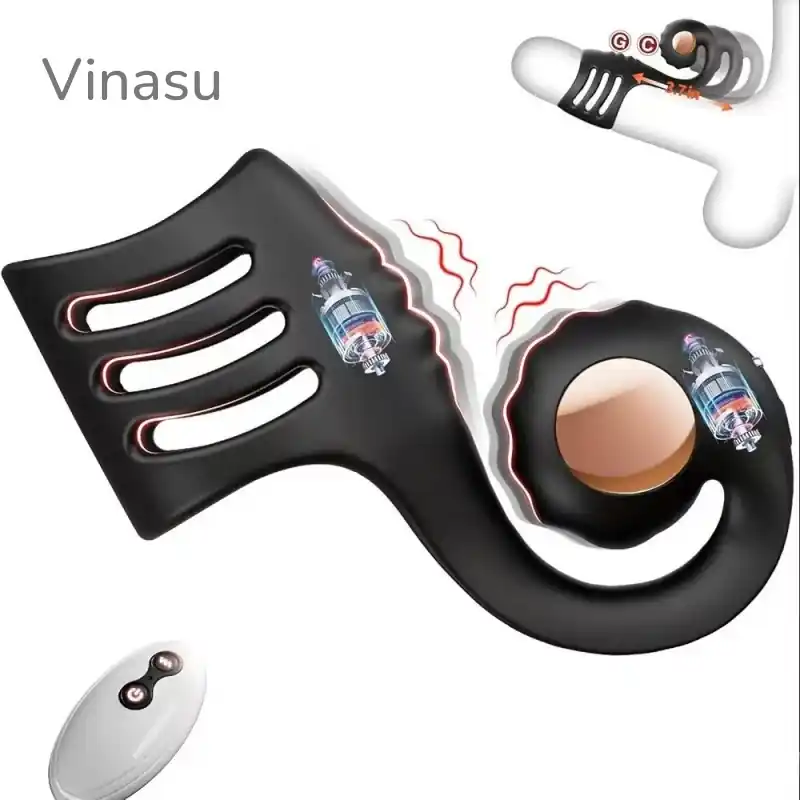 Vinasu Snail Armor Sex Toy Vibrating Cock Ring Sleeve Snail-Shaped Vibrator Special Discount