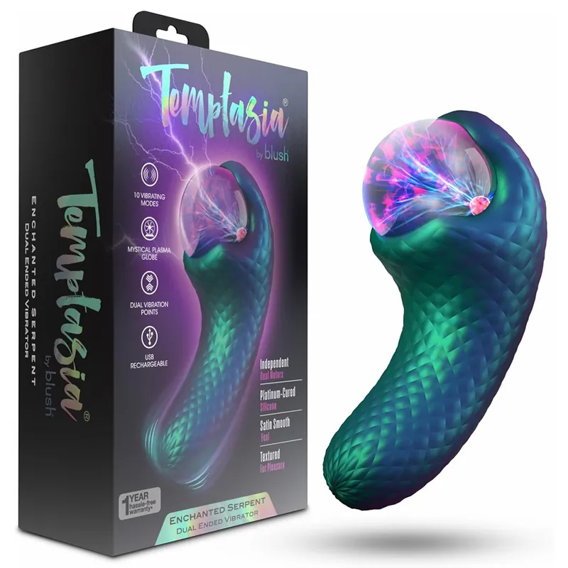 Buy Today Temptasia Enchanted Pulse Vibrator With Mystical Plasma Globe