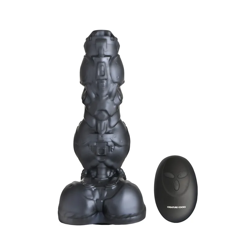 Creature Cocks Cyborg Cock Thrusting & Vibrating Fantasy Dildo with Remote Latest