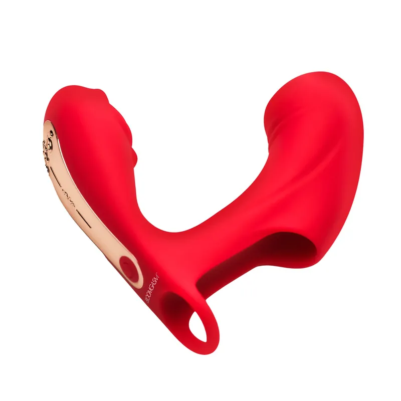 Bloomgasm Rose Touch Pulsing Silicone Finger Vibrator Same Day Shipping