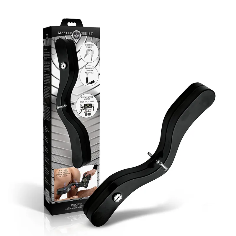 Master Series BDSM Gear Exposed E-Stim Wooden Humbler Buy Today