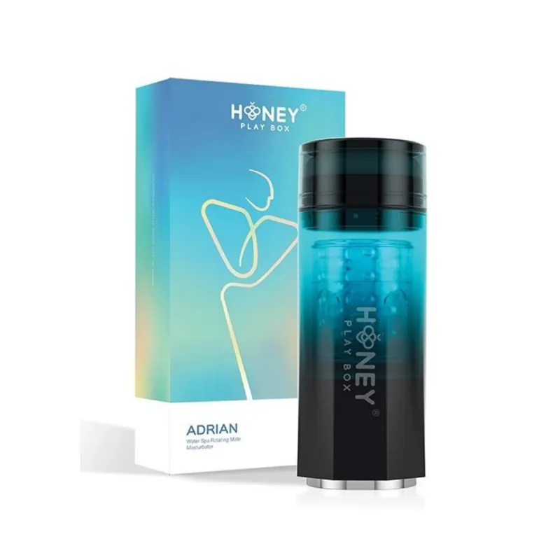 Bargain Honey Play Box Adrian Waterproof Male Masturbator Automatic with 5 Rotating Modes