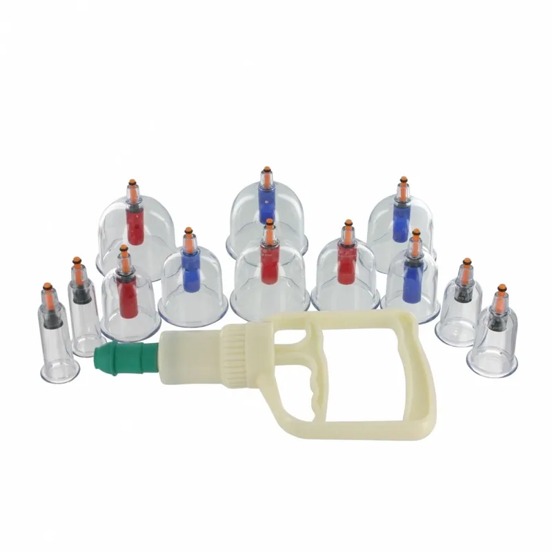 Factory Price Master Series Twelve Piece Cupping Set with Acupuncture Points for BDSM Suction Play