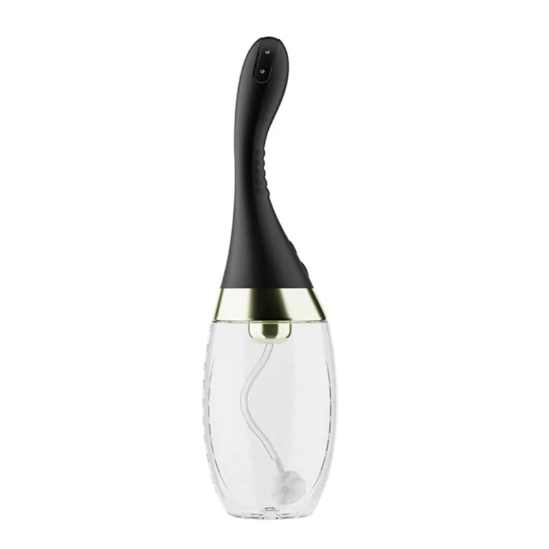 Blush Anal Adventures Platinum Aqua Jet Vibrating Anal Douche for Deep Comfortable Cleansing Direct From Factory