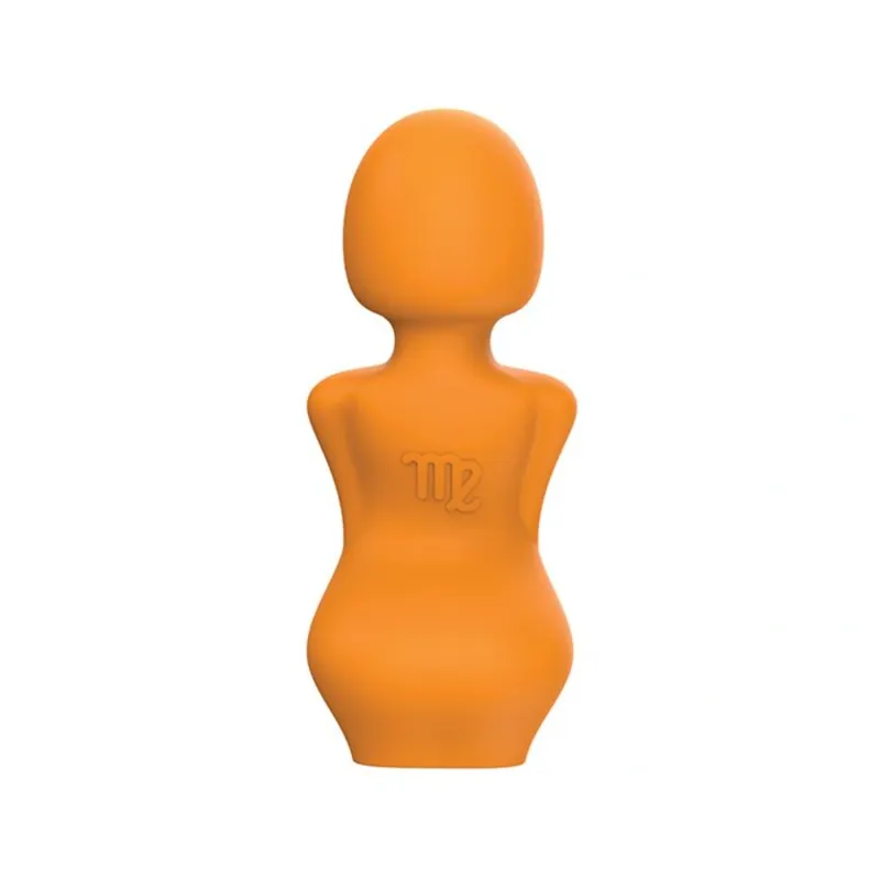 Viral Our Erotic Journey Zodiac Virgo Mini Vibe Orange Adult Sex Toy with 10 Vibration Modes