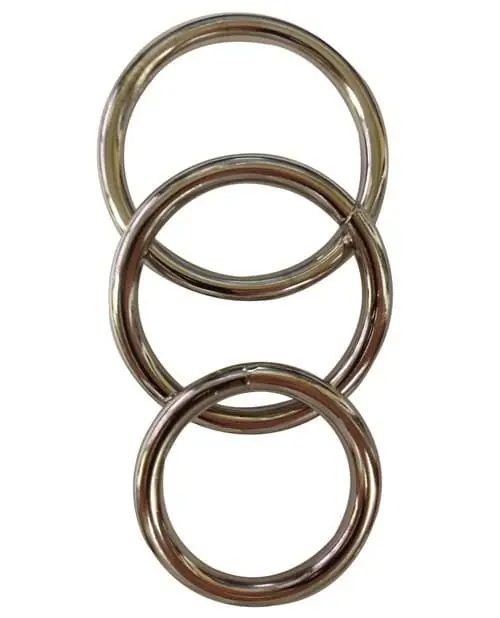 Big Sale Metal O Ring Cock Ring (3 Pack)