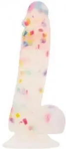 Addiction Party Marty Silicone Dildo With Balls 7.5in Worldwide Shipping
