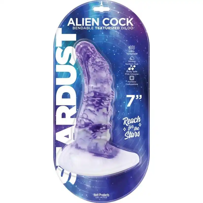 Authentic Stardust Alien Silicone Dildo 7in
