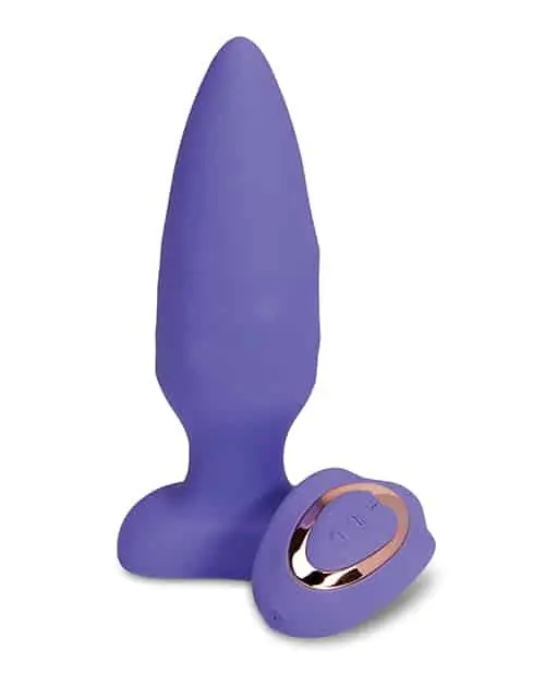 Editor’s Pick Nu Sensuelle Andii Fino Roller Motion Rechargeable Silicone Anal Plug with Remote Control
