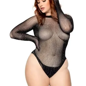 Direct From Manufacturer Risk Factor Plus Size Gloved Bodysuit
